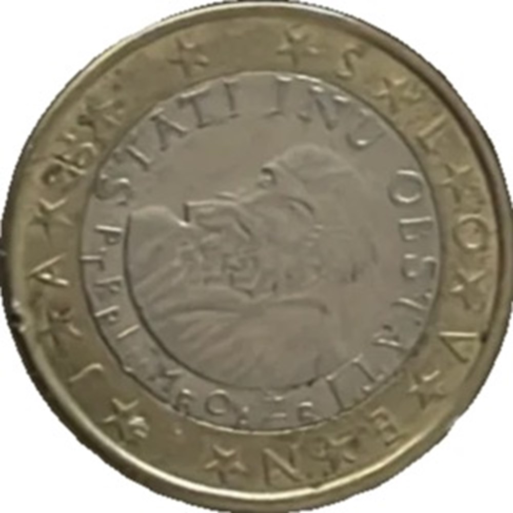 1 Euro 2007 monnaies euros a slovenie 1 euro 2007