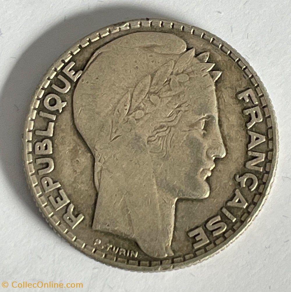 monnaies monde france 10 francs turin 1932