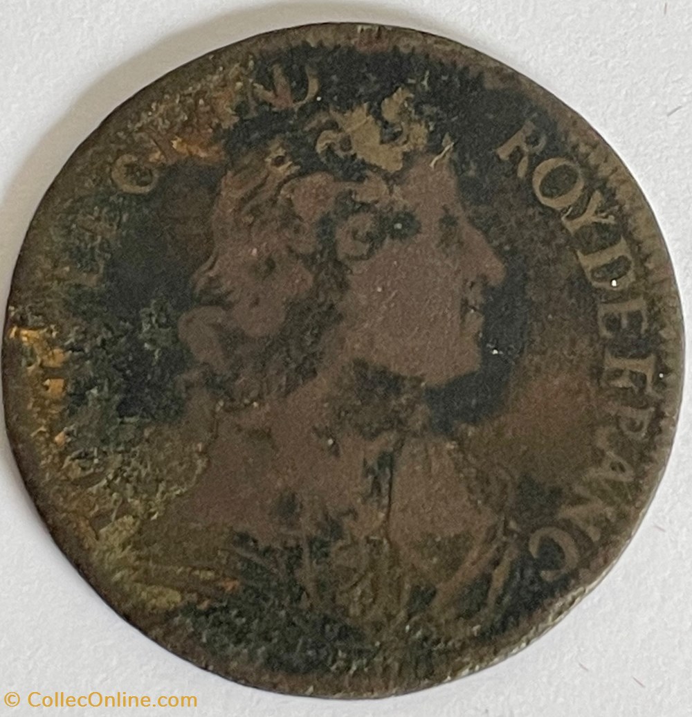 JETONS Louis XIV LE ROI SOLEIL Rattachement de Bar à la France monnaies europe medievale royales jetons louis xiv le roi soleil rattachement de bar a la france