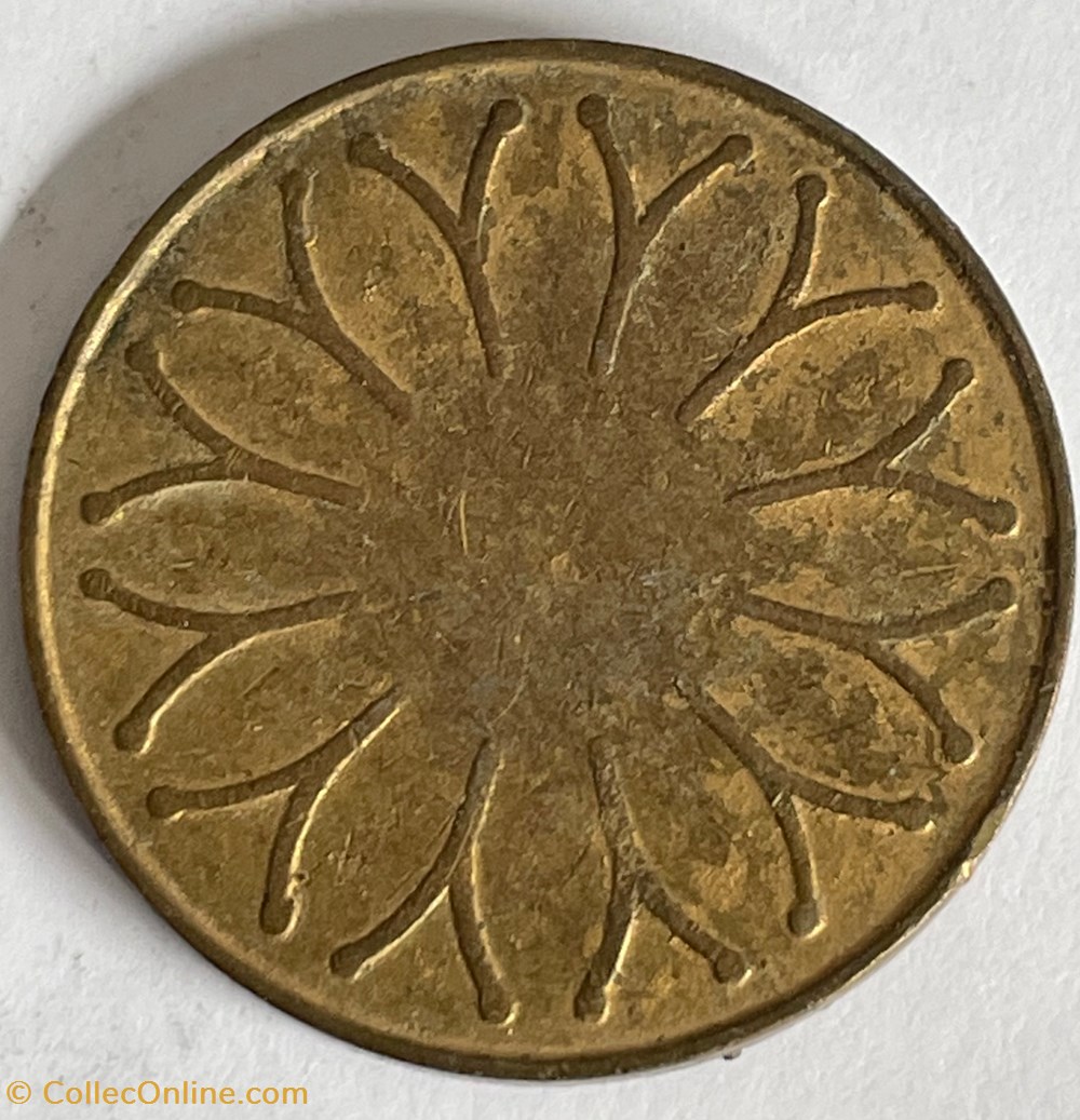Jeton de Distribution 10 pence monnaies paranumismatique jetons poids jeton de distribution 10 pence