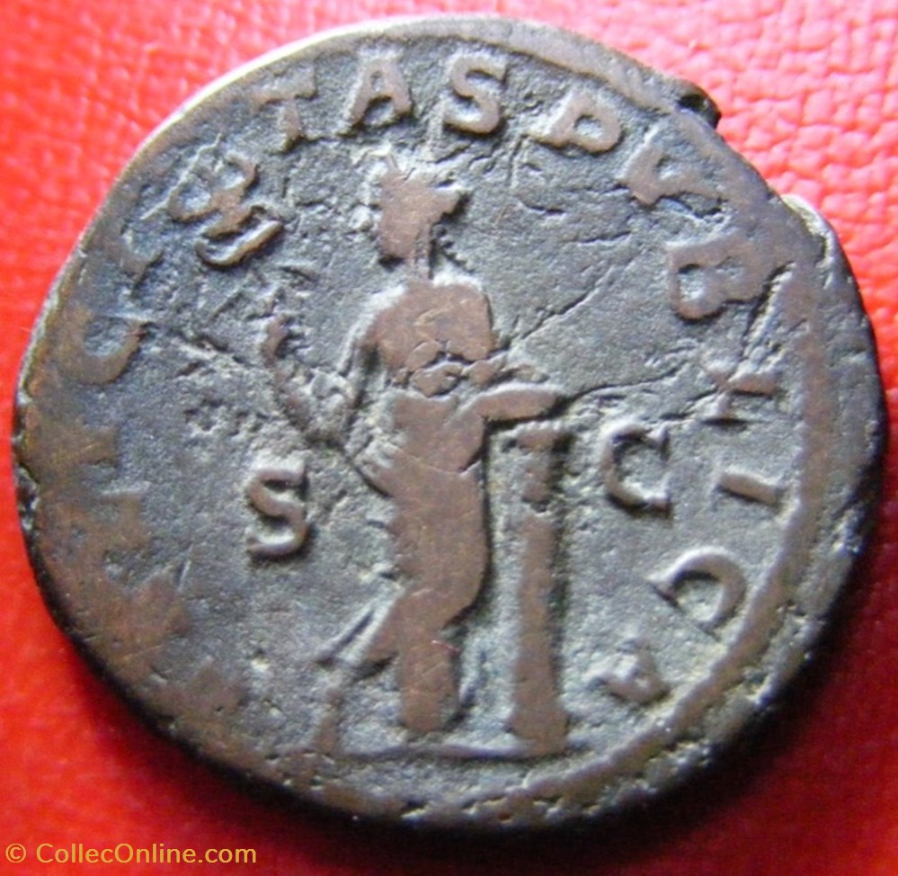 As - JULIA MAMÉE - FELICITAS monnaies antiques romaines imperiales et republicaines as julia mamee felicitas