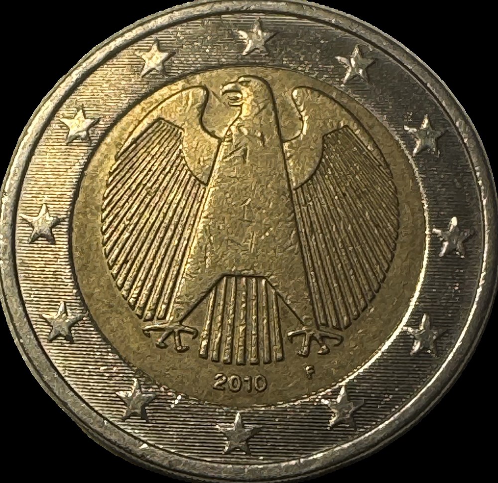 2 Euros 2010 F Stuttgart monnaies allemagne 2 euros 2010 f stuttgart
