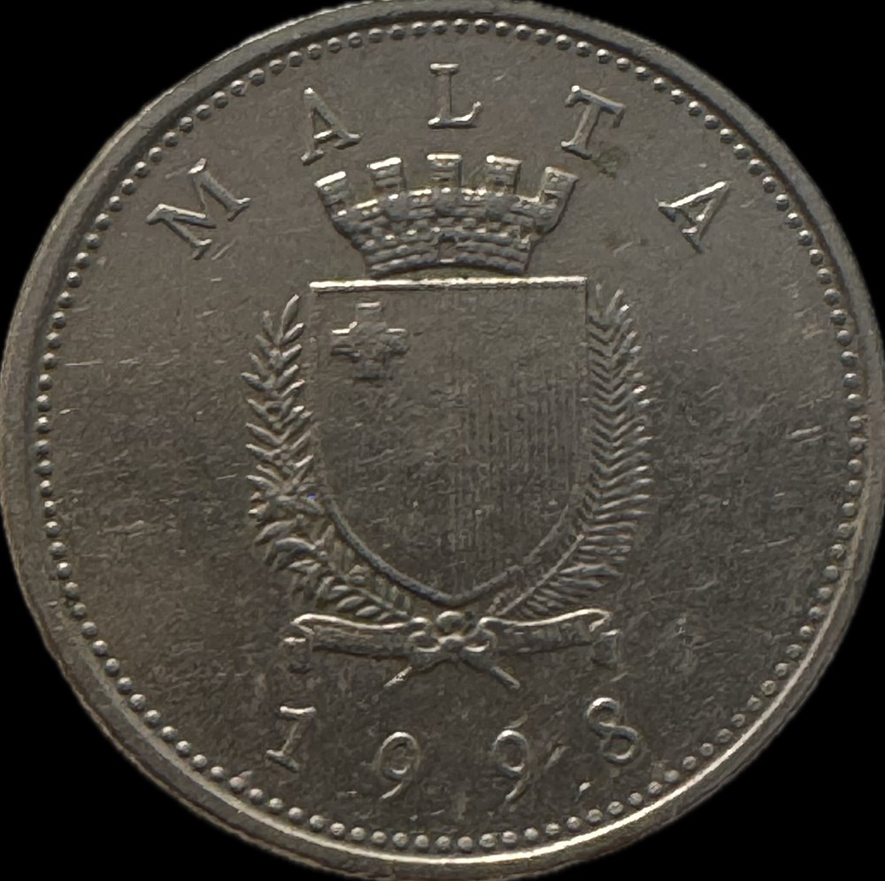 Malte 10 cents 1998 monnaies monde malte 10 cents 1998