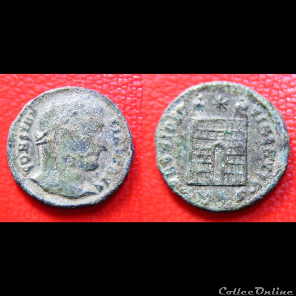 nummus - CONSTANTIN Ier LE GRAND - PROVIDENTIAE monnaie antique romaine nummus constantin ier le grand providentiae