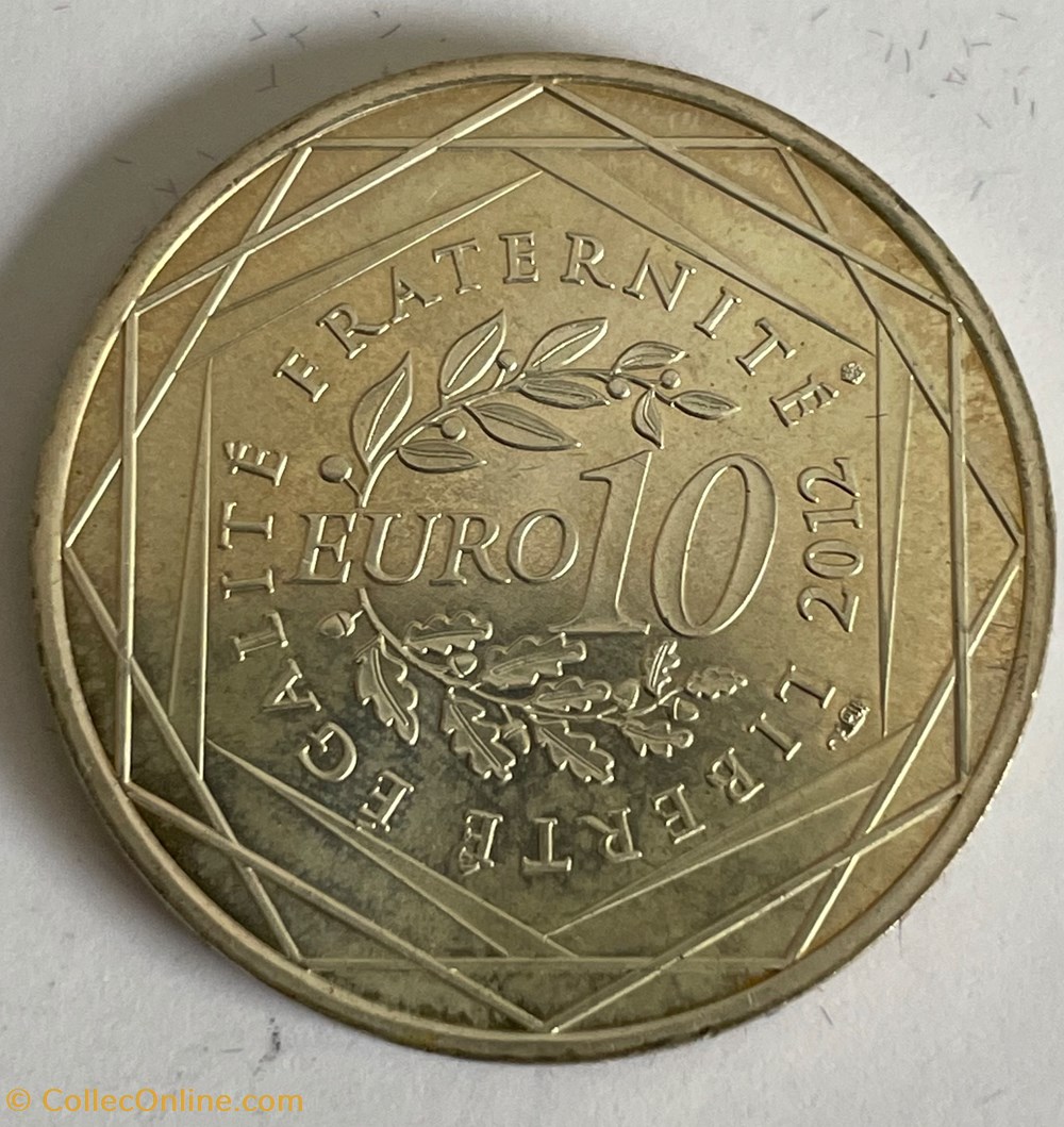 10 euros Provence-Alpes-Côte d'Azur 3e type monnaies monde france 10 euros provence alpes cote azur 3e type