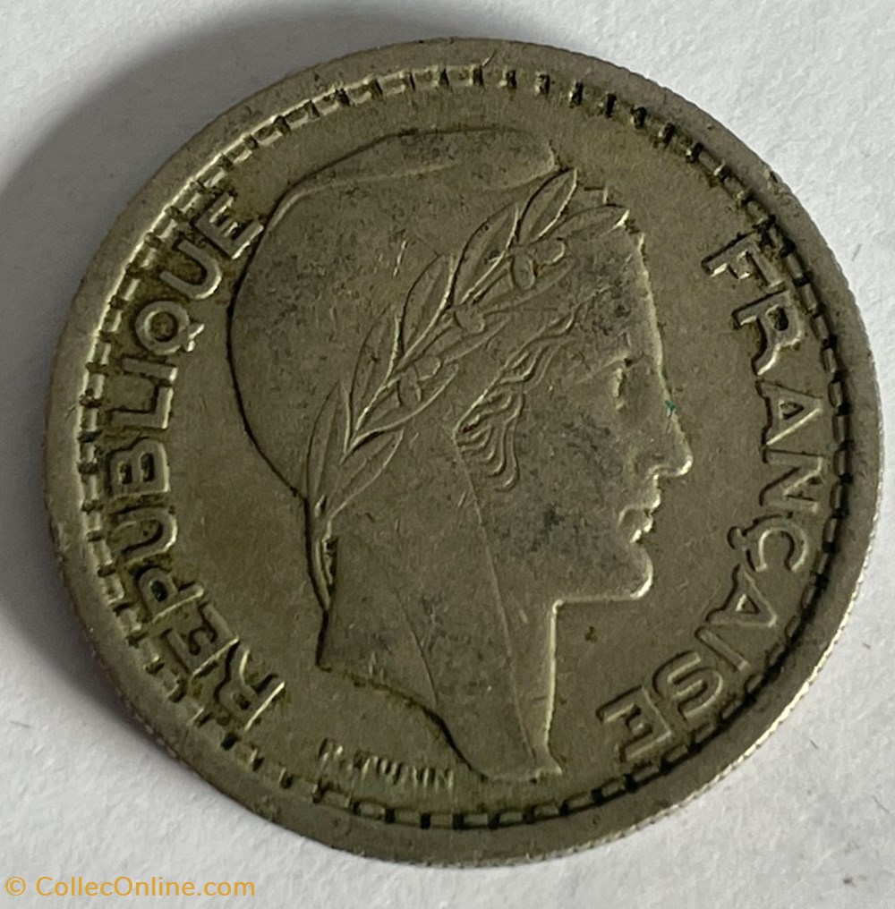 Algérie 20 francs Turin monnaies colonies francaises algerie 20 francs turin