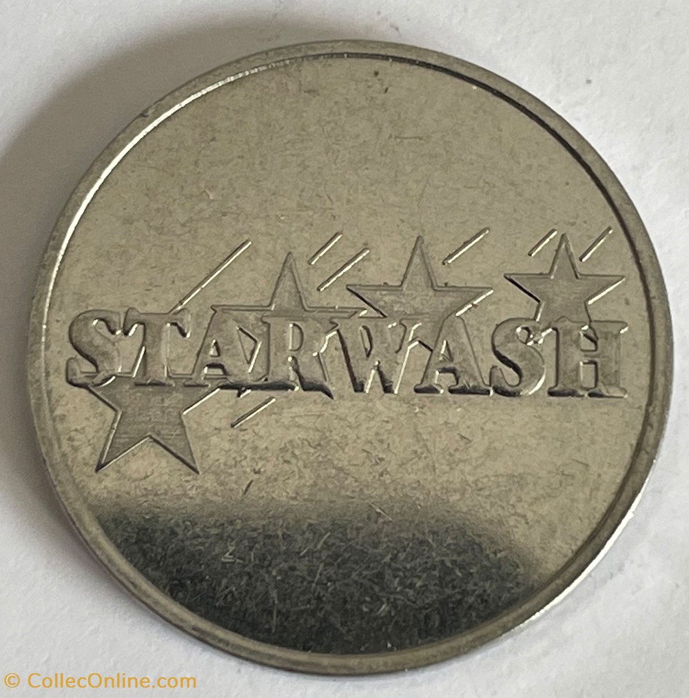 Jeton de Lavage voiture Starwash monnaies paranumismatique jetons poids jeton de lavage voiture starwash