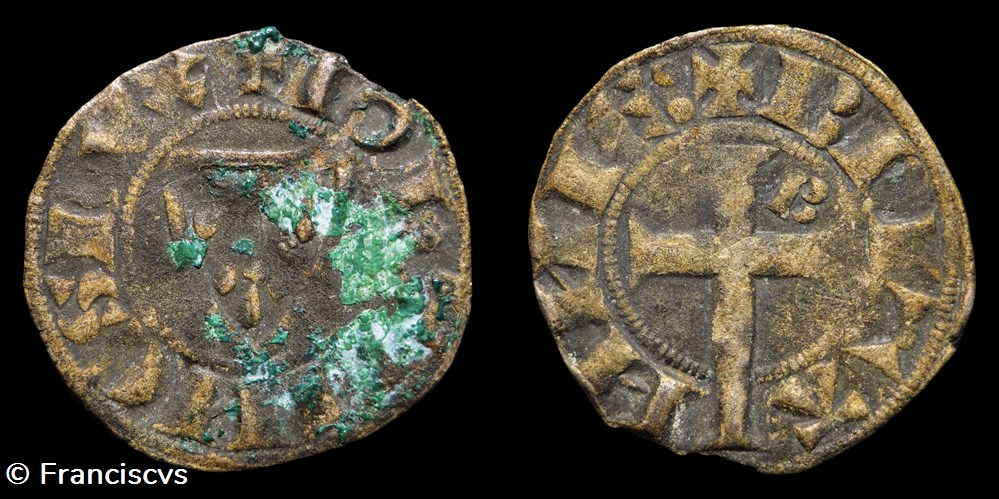 monnaies europe medievale france feodales denier jean iii saint brieuc