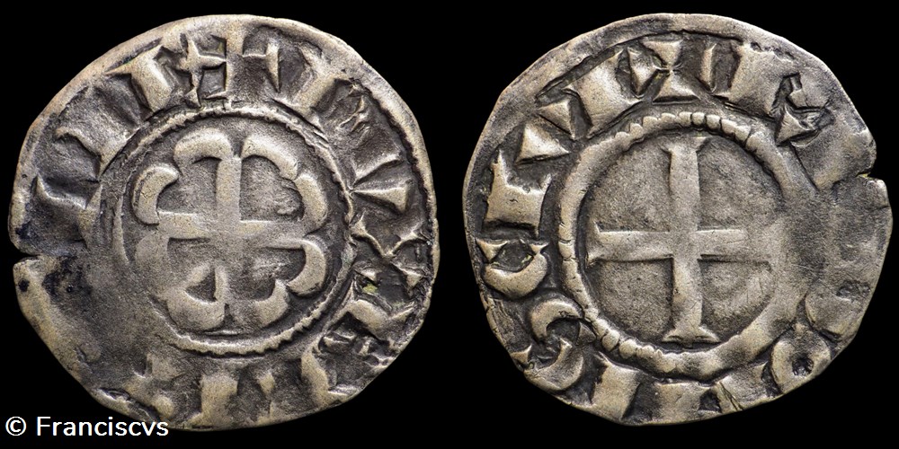 monnaies europe medievale france feodales denier monnayage anonyme xiieme siecle rennes