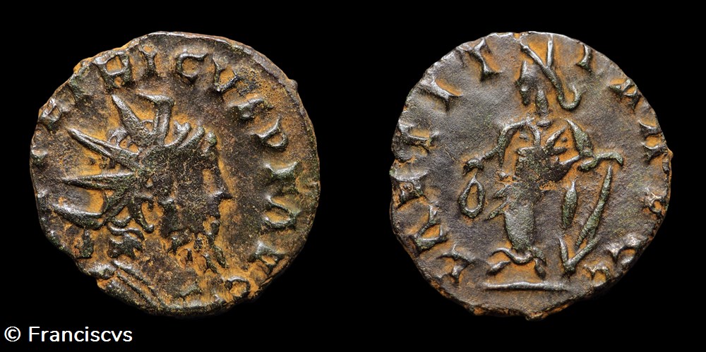 monnaies antiques romaines imperiales republicaines tetricus i imitation eg 303 laetitia avgg