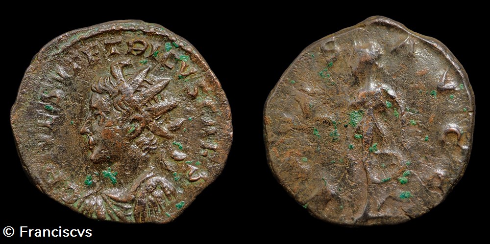 monnaies antiques romaines imperiales republicaines tetricus ii eg 316 spes avgg