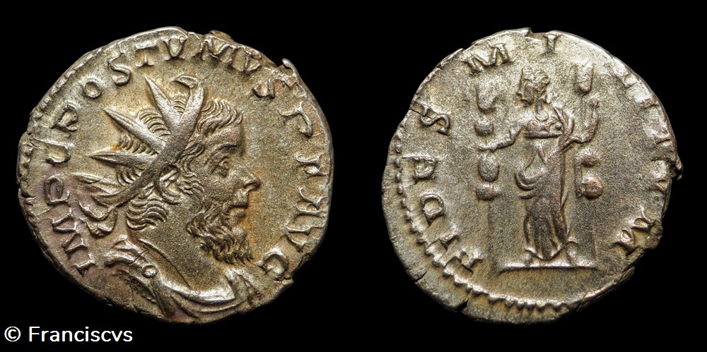 Postume (EG 16) - FIDES MILITVM monnaies antiques a romaines imperiales et republicaines postume eg 16 fides militvm