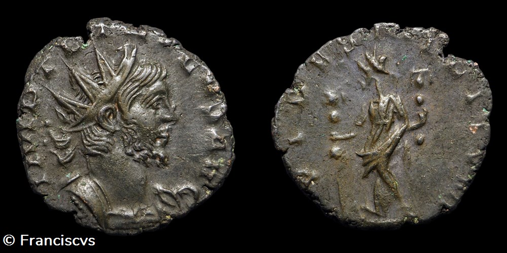 monnaies antiques a romaines imperiales republicaines tetricus i eg 297 fides militvm