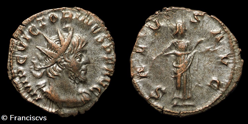 monnaies antiques romaines imperiales et republicaines victorin eg 234 salvs avg