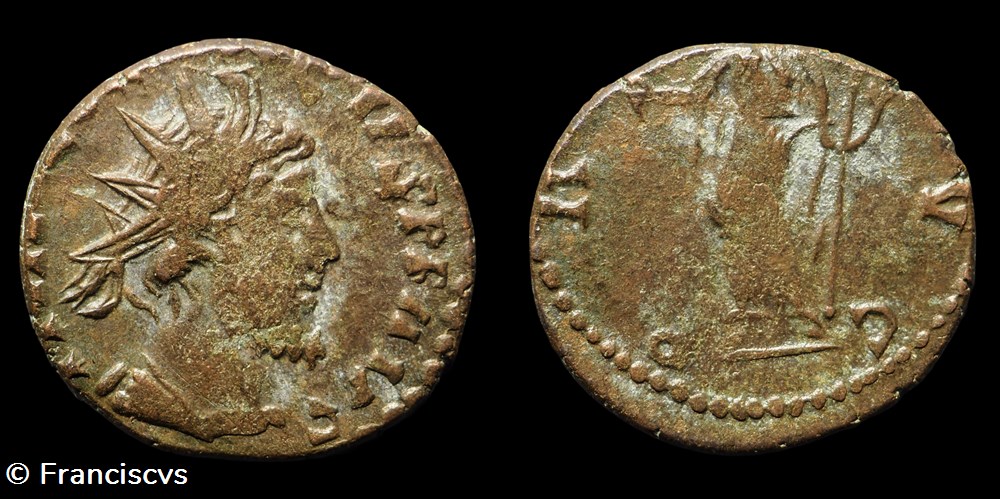 Tetricus I (Imitation - EG 276) - PAX AVG monnaies antiques romaines imperiales republicaines tetricus i imitation eg 276 pax avg