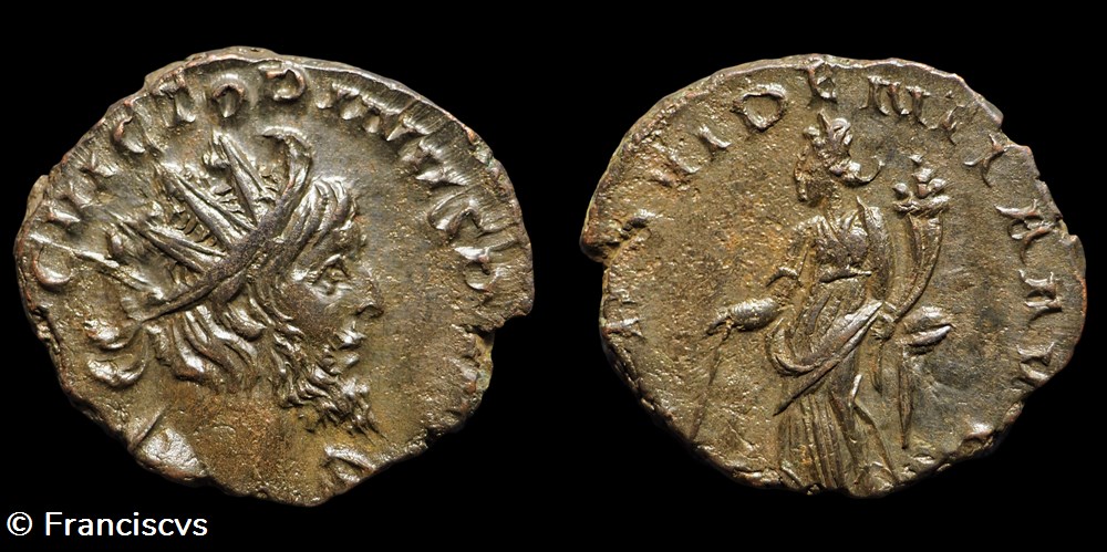 monnaies antiques romaines imperiales et republicaines victorin eg 252 providentia avg