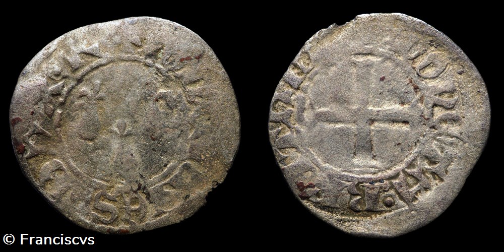 monnaies europe medievale france feodales double denier jean iv rennes