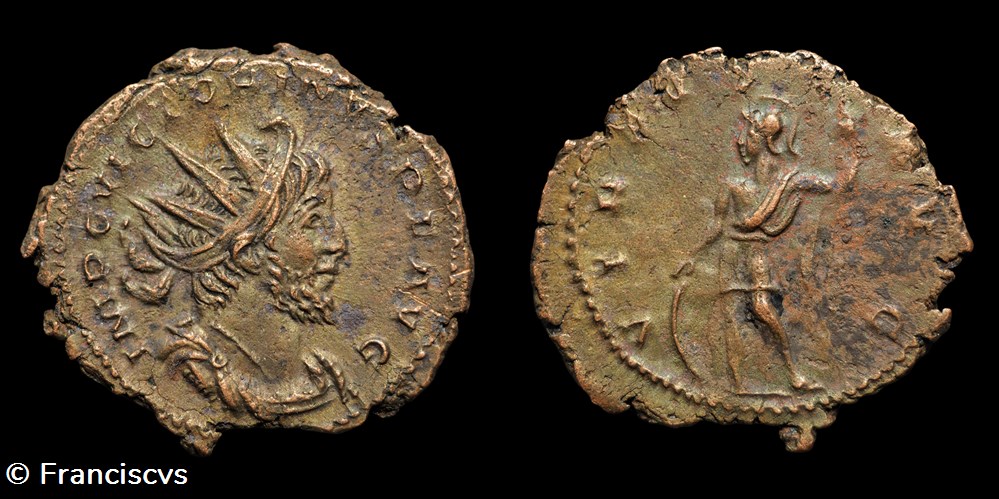 Victorin (EG 217) - VIRTVS AVG monnaies antiques romaines provinciales victorin eg 217 virtvs avg