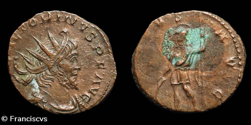 Victorin (EG 221) - VIRTVS AVG monnaies antiques romaines provinciales victorin eg 221 virtvs avg