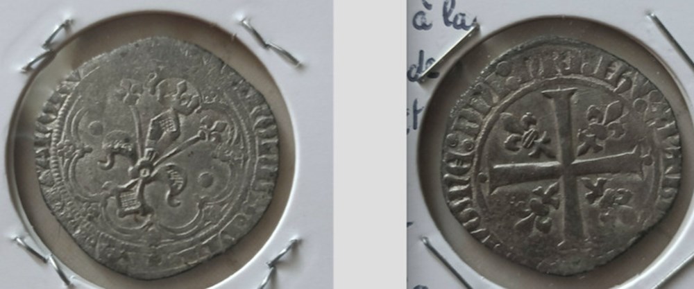 monnaies europe medievale france feodales gros a la patte oie charles de blois