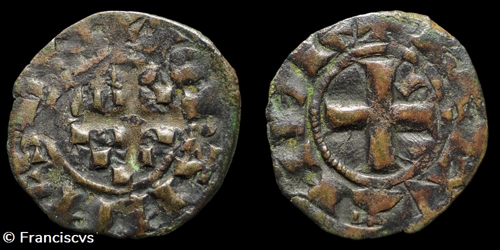Obole - Jean II - Jugon monnaies europe medievale france feodales obole jean ii jugon