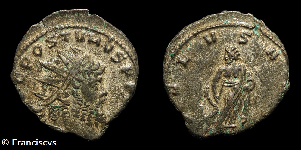Postume (EG 158) - SALVS AVG // P monnaies antiques romaines imperiales et republicaines postume eg 158 salvs avg p