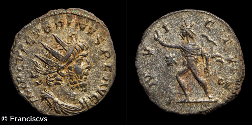 monnaies antiques a romaines imperiales et republicaines victorin eg 202 invictvs