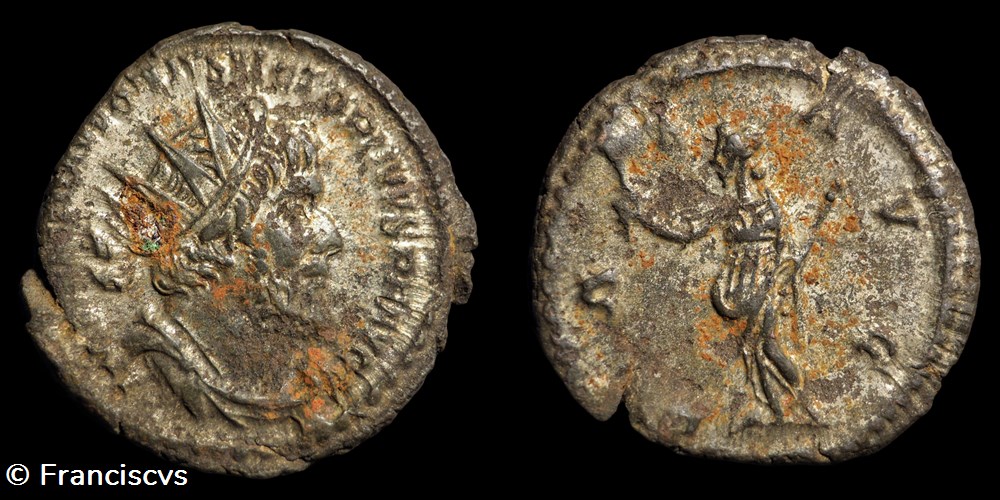 monnaies antiques romaines imperiales et republicaines victorin eg 186 pax avg