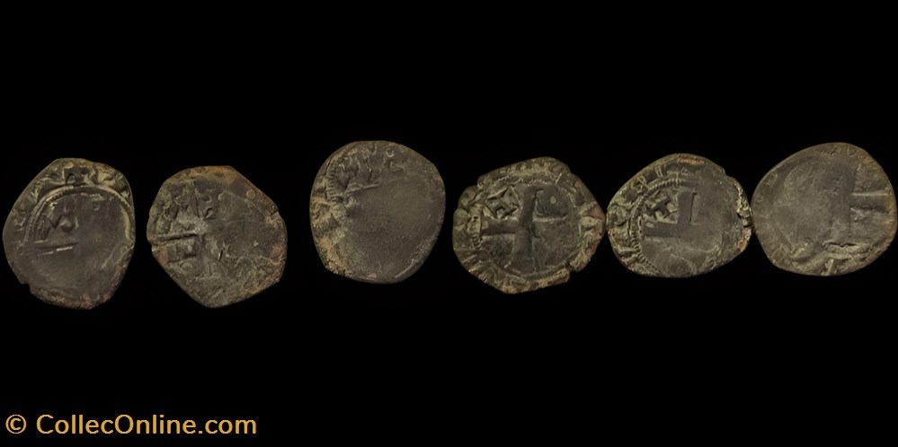 monnaies europe medievale france feodales denier jean iii et jeanne de savoie vicomte de limoges