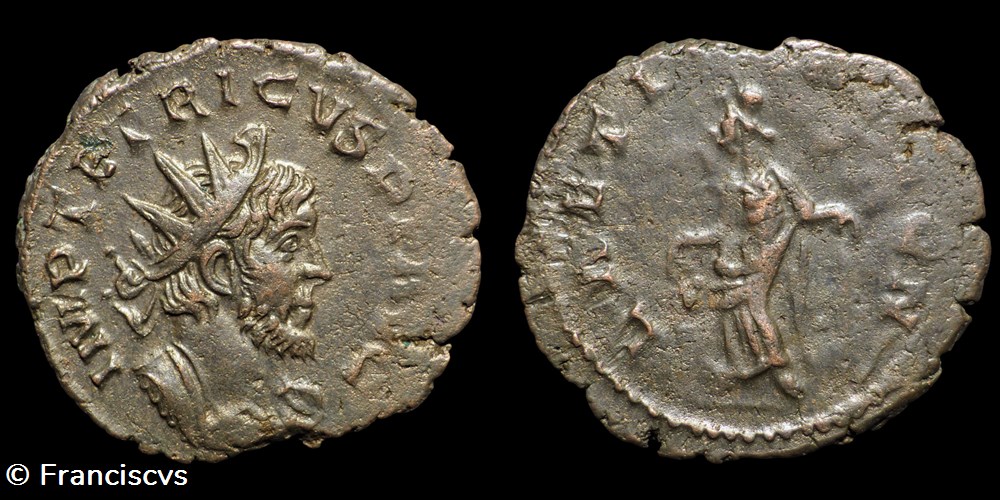 monnaies antiques romaines imperiales republicaines tetricus i eg 300 laetitia avg n