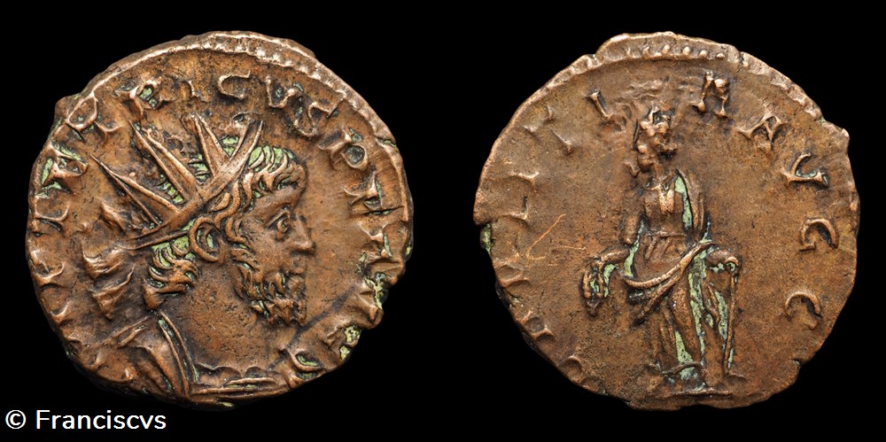 monnaies antiques romaines imperiales republicaines tetricus i eg 303 laetitia avgg