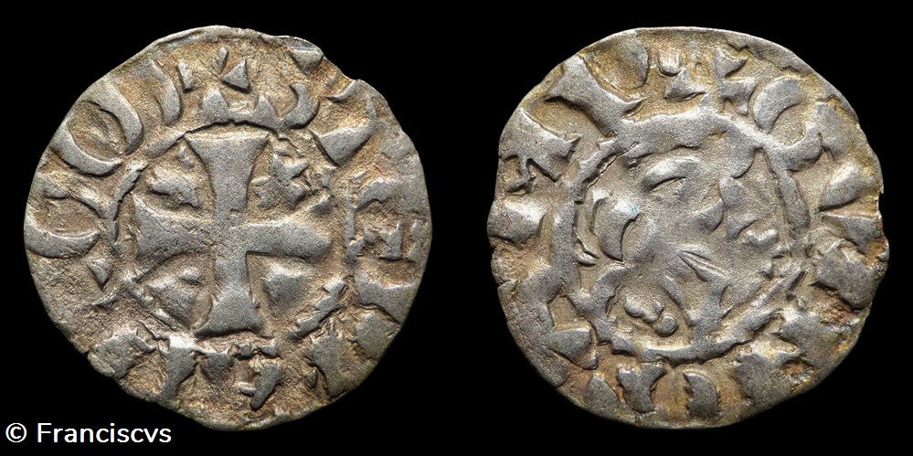 Denier - Etienne 1er (Penthièvre) - Immobilisé monnaies europe medievale a france feodales denier etienne 1er penthievre immobilise