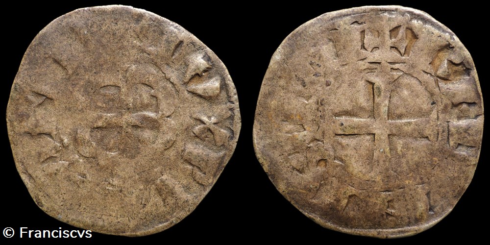 Denier - Monnayage anonyme XIIème siècle - Rennes monnaies europe medievale france feodales denier monnayage anonyme xiieme siecle rennes