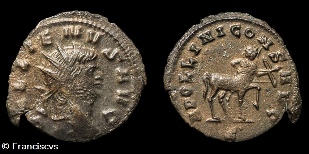 monnaies antiques romaines imperiales et republicaines gallien apollini cons avg