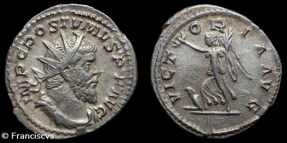 monnaies antiques romaines imperiales et republicaines postume eg 22 victoria avg