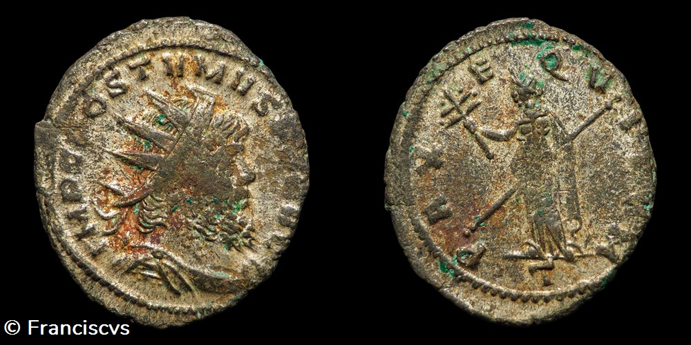 Postume (EG 161) - PAX EQVITVM // T monnaies antiques romaines imperiales et republicaines postume eg 161 pax eqvitvm t