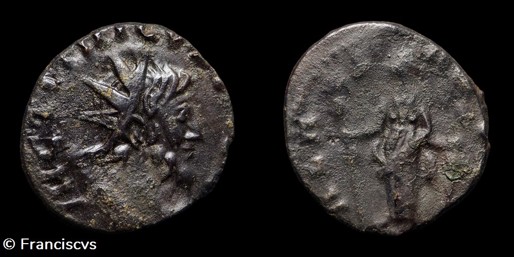 Tetricus I (Imitation) - FIDES MILITVM monnaies antiques romaines imperiales republicaines tetricus i imitation fides militvm