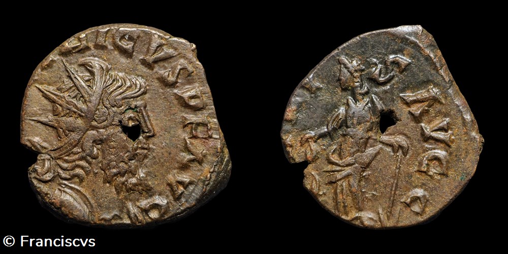 Tetricus I (Imitation) - SALVS AVGG monnaies antiques romaines imperiales republicaines tetricus i imitation salvs avgg