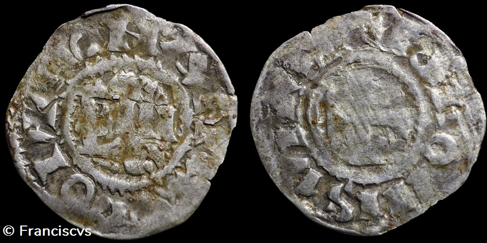 Denier - Conan II monnaies europe medievale france feodales denier conan ii