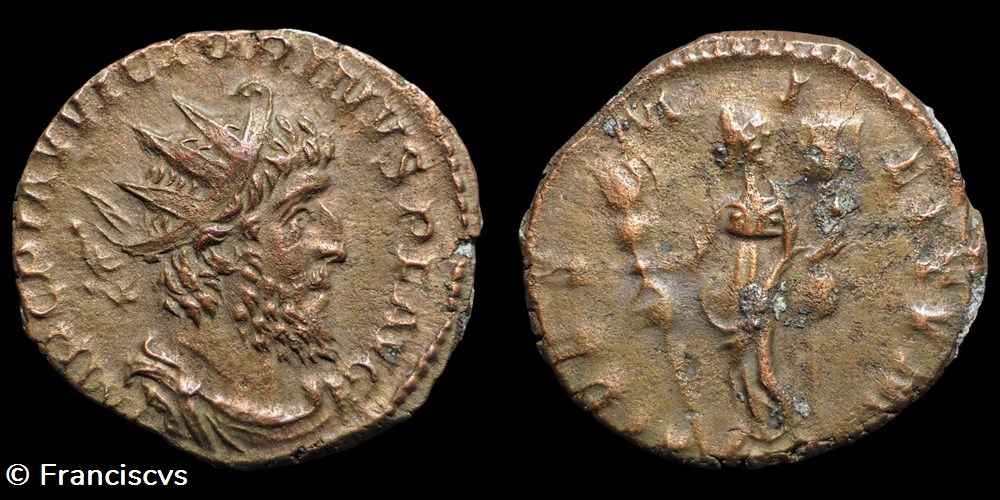 monnaies antiques a romaines imperiales et republicaines victorin eg 192 fides militum