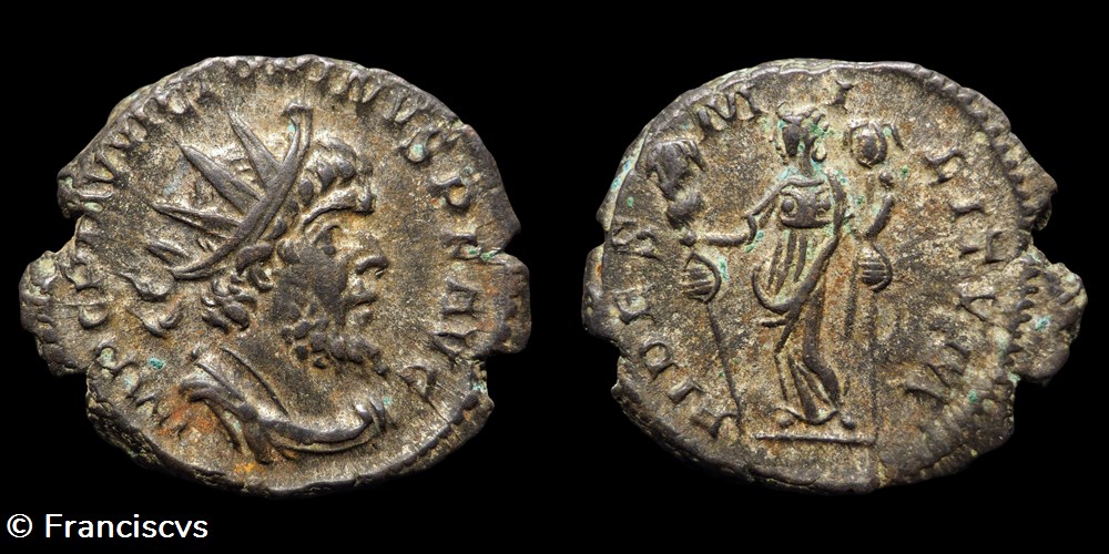 monnaies antiques a romaines imperiales et republicaines victorin eg 192 fides militum