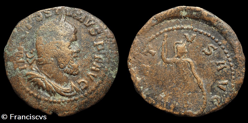 Sesterce Postume - VIRTVS AVG monnaies antiques romaines imperiales et republicaines sesterce postume virtvs avg