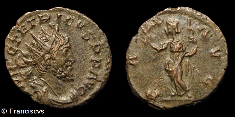 monnaies antiques romaines imperiales republicaines tetricus i eg 269 pax avg