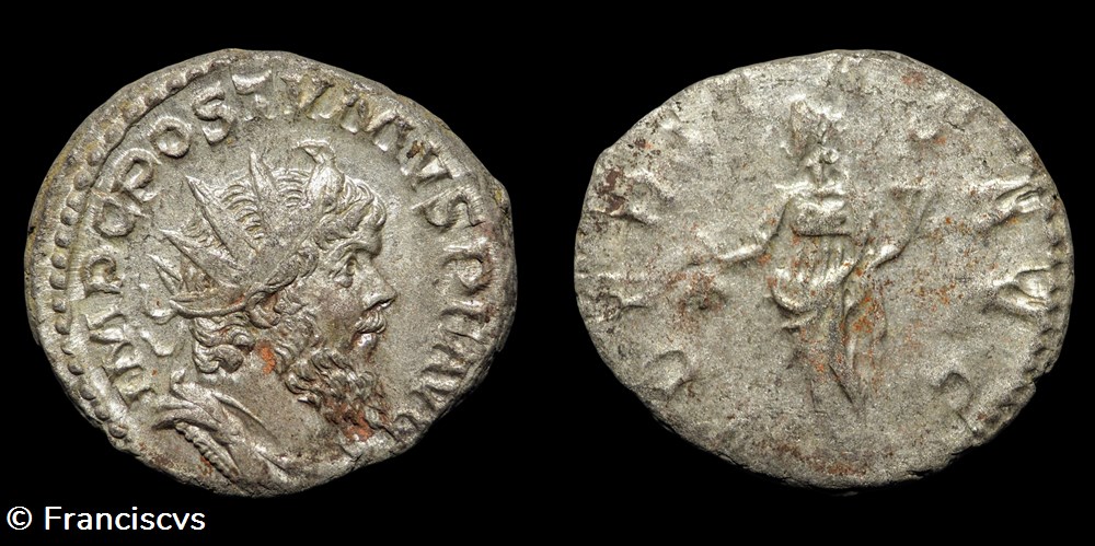 monnaies antiques romaines imperiales et republicaines postume eg 84 vberitas avg