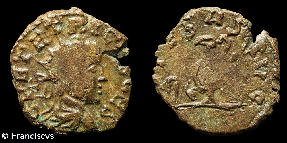 Tetricus II (Imitation - EG 305) - PIETAS AVGG monnaies antiques romaines imperiales republicaines tetricus ii imitation eg 305 pietas avgg