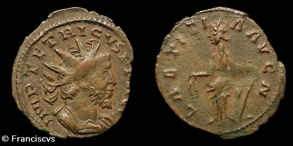 monnaies antiques romaines imperiales republicaines tetricus i eg 300 laetitia avg n
