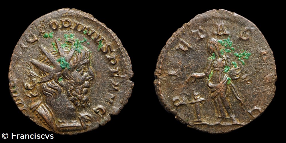 Victorin (EG 240) - PIETAS AVG monnaies antiques romaines imperiales republicaines victorin eg 240 pietas avg