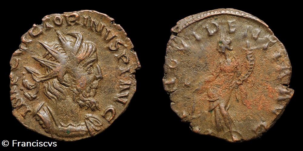 monnaies antiques romaines imperiales et republicaines victorin eg 252 providentia avg