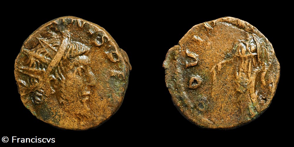 monnaies antiques romaines imperiales et republicaines victorin imitation eg 252 providentia avg