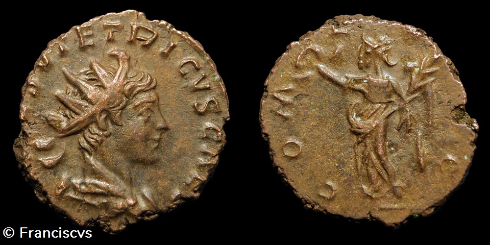 monnaies antiques romaines imperiales republicaines tetricus ii eg 271 comes avg